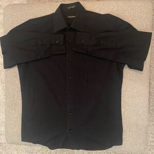 Pierre Cardin Men's Black Dress Shirt